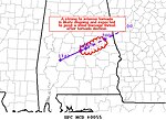 SPC Mesoscale Discussion #55: Old Kingston–Titus–Equality–Lake Martin–Penton, Alabama EF3 tornado