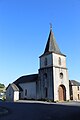 Le clocher de l'église reconstruit au XIXe siècle.