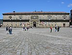 Hostal dos Reis Católicos e Praza do Obradoiro.