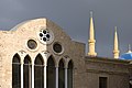 Détail de la cathédrale Saint-Georges de Beyrouth.