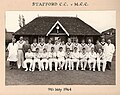 Image 44Stafford CC versus the MCC in their Centenary Year 1964 (from Stafford)