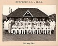 Image 17Stafford CC versus the MCC in their Centenary Year 1964 (from Stafford)