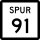 State Highway Spur 91 marker