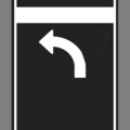 Turn left arrow