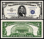 $5 (Fr.1655) Abraham Lincoln