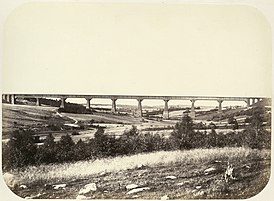 Веребьинский мост в 1860-х годах