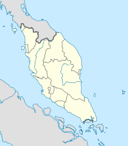 Teronoh is located in Peninsular Malaysia