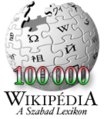 100 000 articles on the Hungarian Wikipedia (2008)