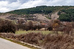 Panoramic view of the village