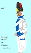 grenadier du 90e régiment d’infanterie de ligne de 1791 à 1794