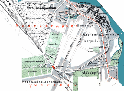 Александровски одсек («Цео Петерсбург» за 1917 год)