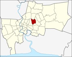 Khet location in Bangkok