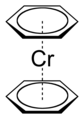 Strukturformel von Bis(benzol)chrom