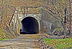 Rail bridge over Brigner Road