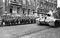 Image 14Hungarian Arrow Cross army/militia and a German Tiger II tank in Budapest, October 1944. (from History of Hungary)