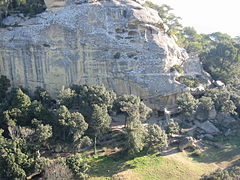 Vue générale du cirque de Calès