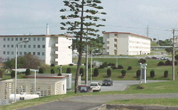 U.S. marinbas Camp Courtney, Uruma, Japan, 1956