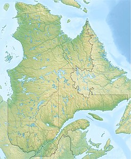 Grand lac Caotibi is located in Quebec