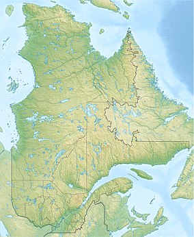 Map showing the location of Lake Auger Old Forest