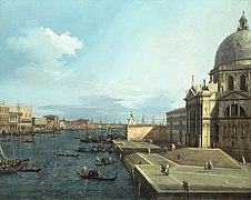 based on: The Grand Canal and Santa Maria della Salute 