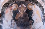 Deesis. Church of the Holy Sign. Haghpat Monastery. Wall painting in the semi-dome. Early 13th century.[16]
