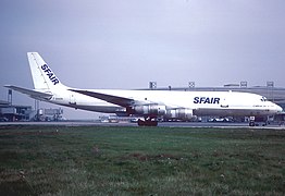 Douglas DC-8-55 F-BUOR en 1986 à Paris - Charles de Gaulle (Roissy) (CDG / LFPG)