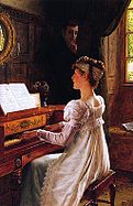 Courtship by the piano