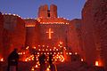 Image 38Luminarias in the old mission church, Jemez State Monument (from New Mexico)