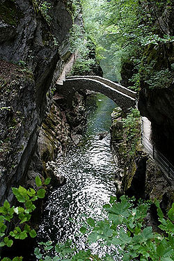 Photographie des gorges de l’Areuse