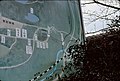 バス待合所付近に残るケーブル表示の看板（1991年）