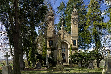 Ossuaire du cimetière militaire de Kbelnice.