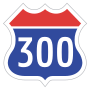 Expressway No.300 shield}}