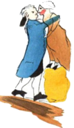 Huber and Dora Stock, drawn by Friedrich Schiller