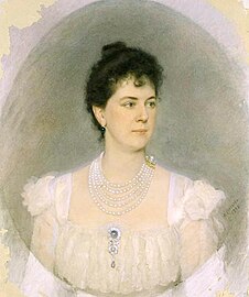 Portrait of Princess Maria Tenisheva (1898)