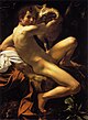 Michelangelo Merisi da Caravaggio, Saint John the Baptist (Youth with a Ram) (c. 1602, WGA04111).jpg