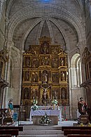 Retablo mayor de la iglesia.