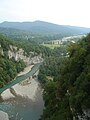 Vista del río en el cañón de Ajshtir.