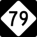 North Carolina Highway 79 marker