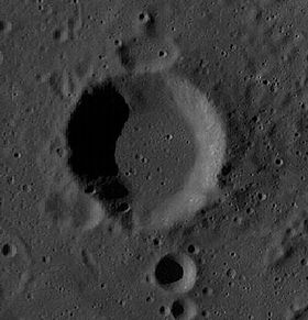 Снимок зонда Lunar Reconnaissance Orbiter.