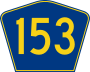 Highway 153 marker