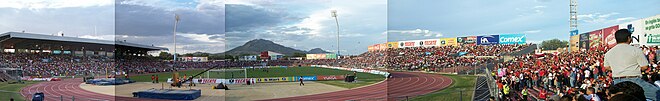 Vue panoramique du stade