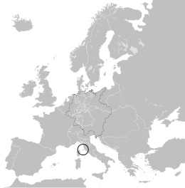 Principato dell'Isola d'Elba - Localizzazione