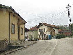 Main street in Rajčilovci