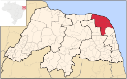 Location of Litoral Nordeste