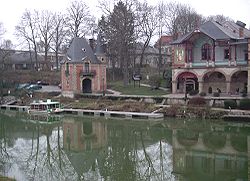 La Sarre et le casino à Sarreguemines