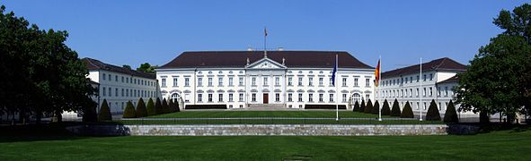 Le château de Bellevue, à Berlin.