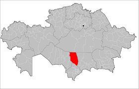 Localisation de District de Sozak