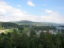 Stöde sett från Huberget