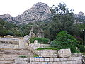 Macizo del Djebel Zaghouan adosado al Templo del agua.