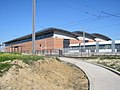 The system's maintenance facility, adjacent to the Monserrato-Gottardo station